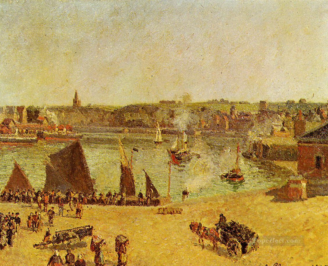 the inner harbor dieppe 1902 Camille Pissarro Oil Paintings